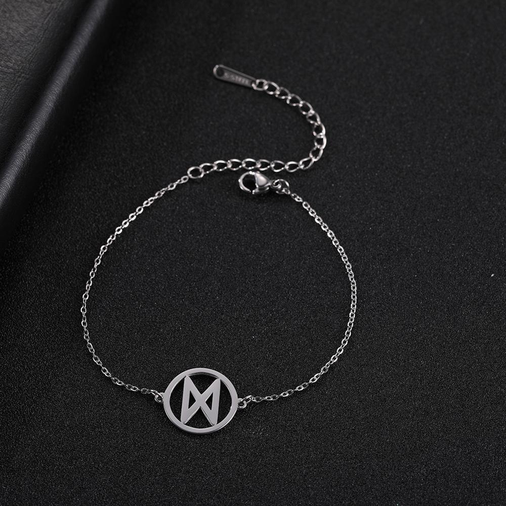 My Shape 24 Viking Runes Odin Stainless Steel Bracelet Adjustable Nordic Small Charm Cuff Bangle Jewelry Gifts for Women Female