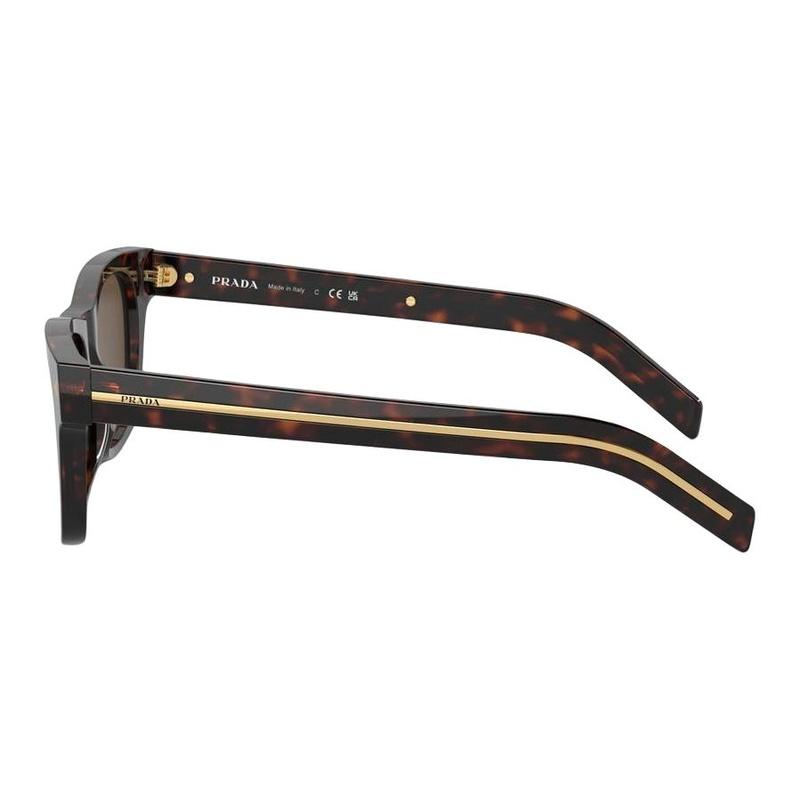 Prada Original design acetate plastic metal butterfly sunglasses unisex couple model brown