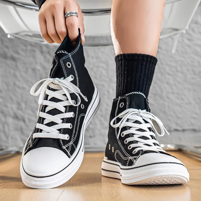 Modne buty płócienne CYYTL męskie trampki codzienne na zewnątrz piesze wycieczki deskorolka tenis moda sport bieganie mokasyny na platformie projektant luksus