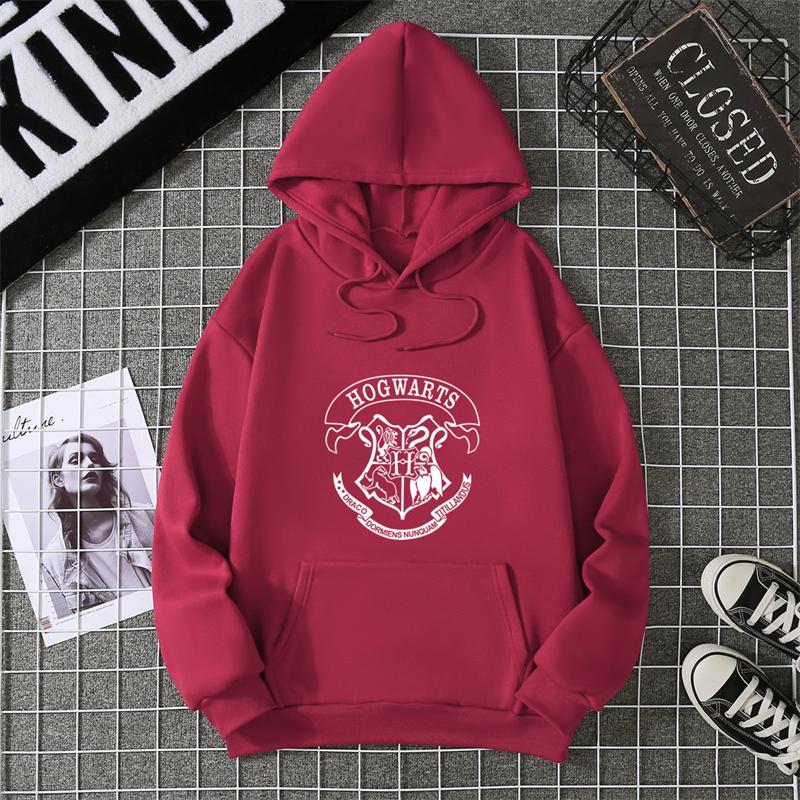 2025 Fashion Hogwarts Printed 2d Hoodies Women Sweatshirt Autumn Winter Long Sleeves Y2k Casual Loose Tops Oversized Hoodies