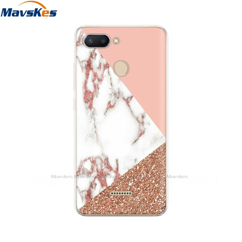 Silicone Cover for Xiaomi Redmi 6 Case Full Protection Soft Tpu Back Cover Phone Case for Xiaomi Redmi 6 Redmi6 Bumper Coque Bag