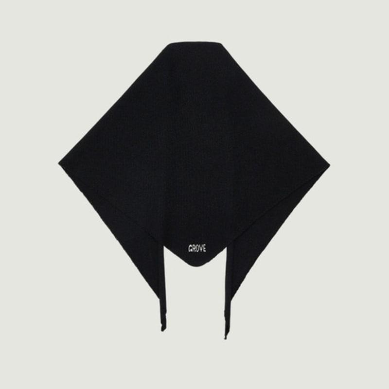 Grove 25FW ELENA STRICKSCHAL (SCHWARZ)