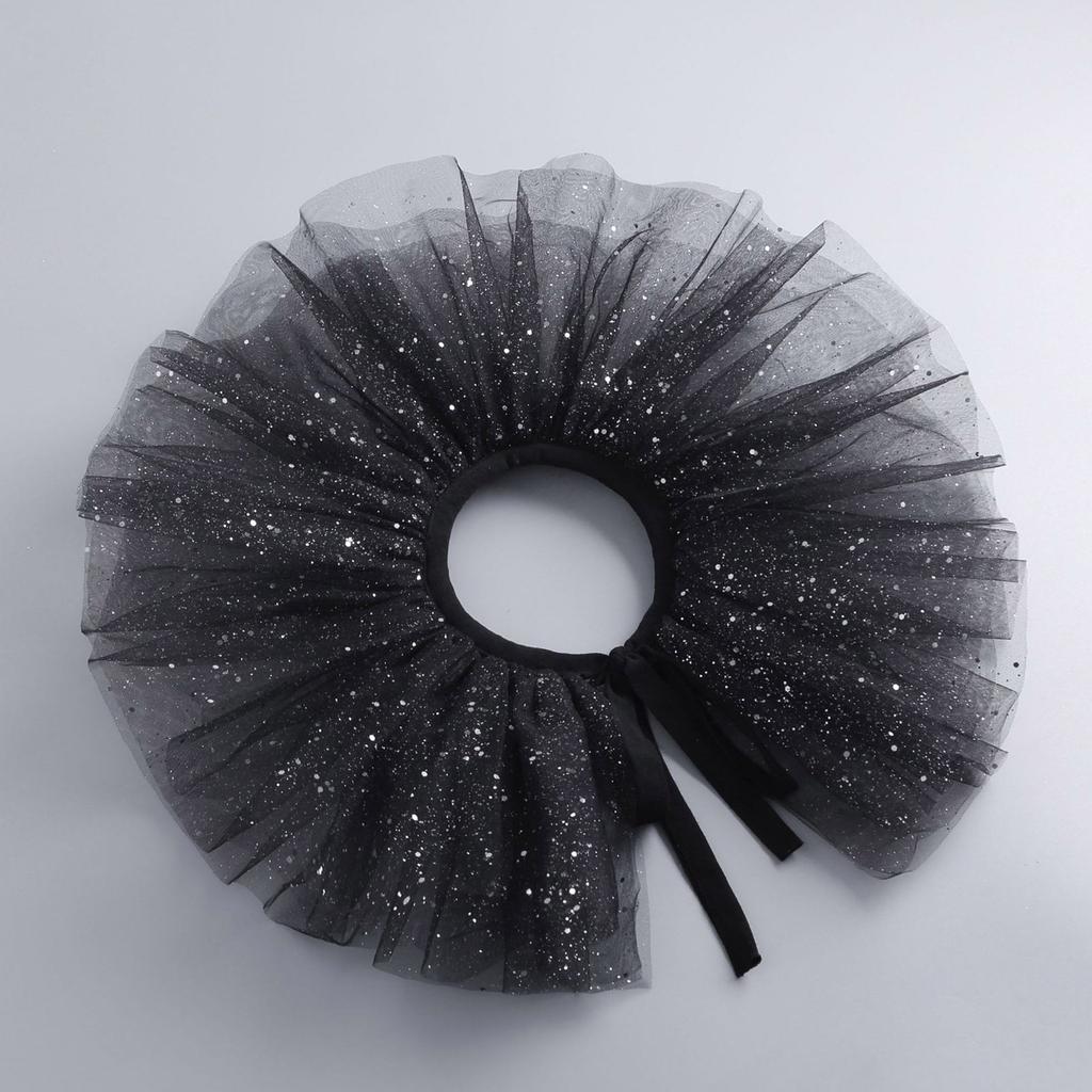 Multipurpose Jabot Collar Lace Puff Collar for Masquerades Parties Cosplay Event Costume Neckwear Collar for Roleplay