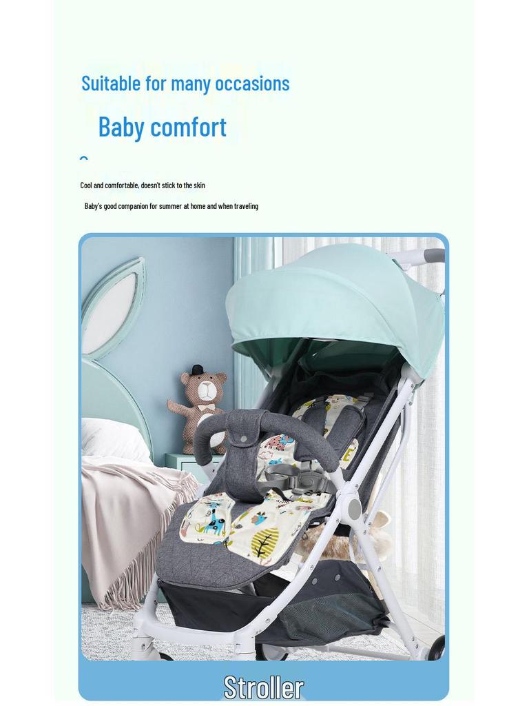 Universal Cool Seat Pad for Strollers and High Chairs – Ice Bead Cushion