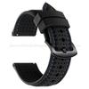 Soft Silicone Rubber Watch Strap 20mm 22mm 24mm Men Women Stitching Sport Waterproof Breathable Wrist Band for Seiko Bracelet