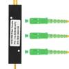 1X2 PLC Singlemode Fiber Optical Splitter SC/APC PCL Splitter Computer Cable Sleeve