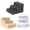 Lightweight Pet Stairs Animals Pet Bed Cat Dog Ramp Ladder 3 Steps Pet Dog Cat Supplies Washable Non Slip