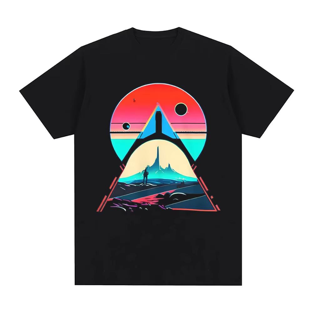 

No Man s Sky Inspired T-shirt 2026New High Quality GAME Graphic Printing TEE pure cotton Comfortable Casual Round Neck Soft T... S
