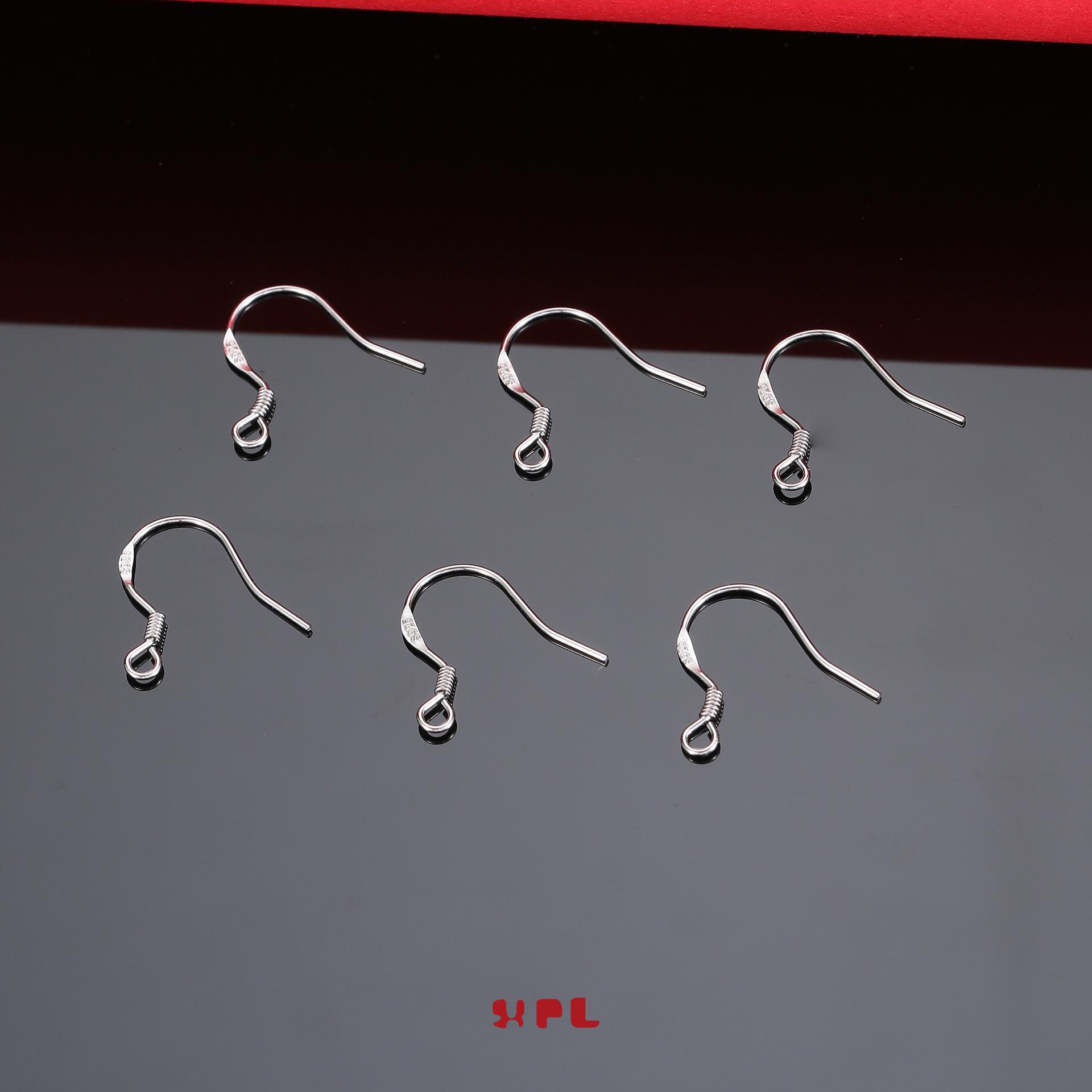 

Серьги-подвески в виде рыболовных крючков из стерлингового серебра S925 - простые изогнутые крючки для ушей своими руками S925