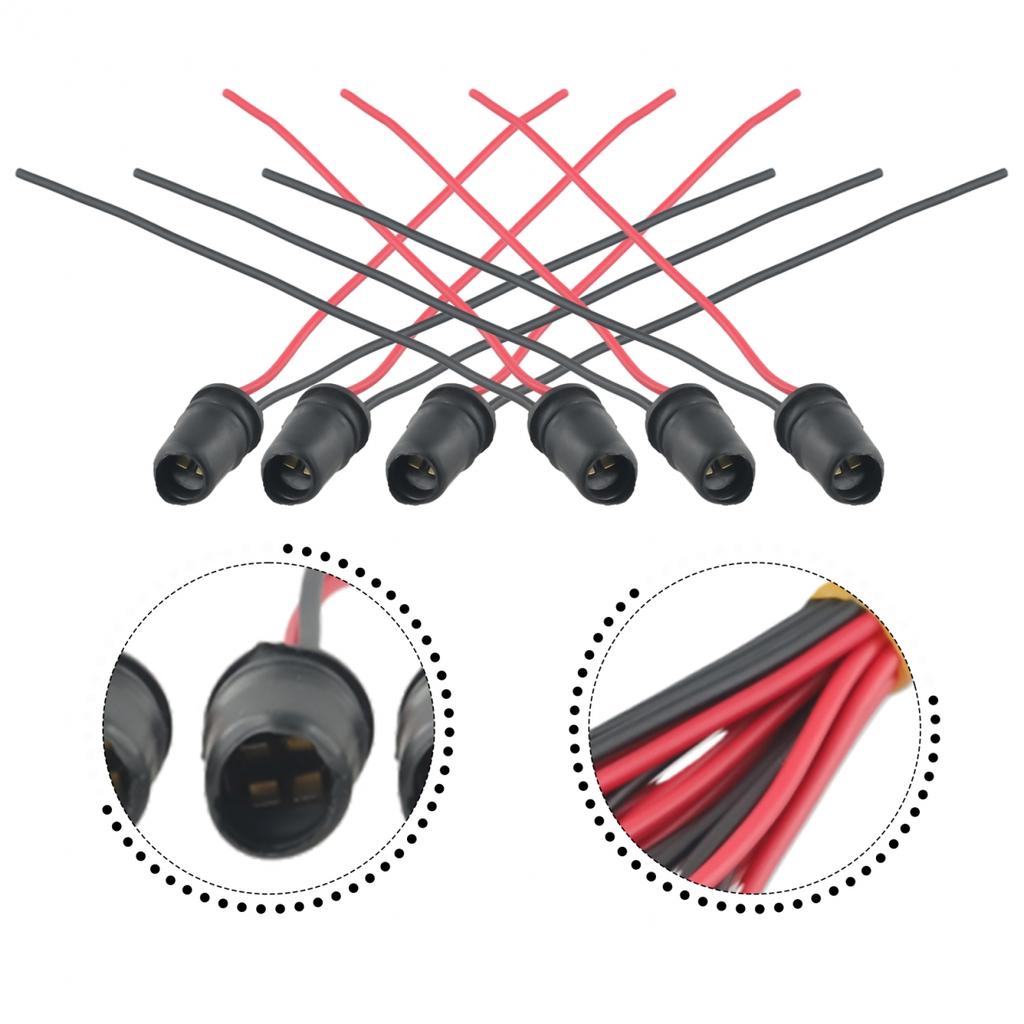 Round Socket Round Sockets Base Connector DC 0V ~ 12V Black Useful