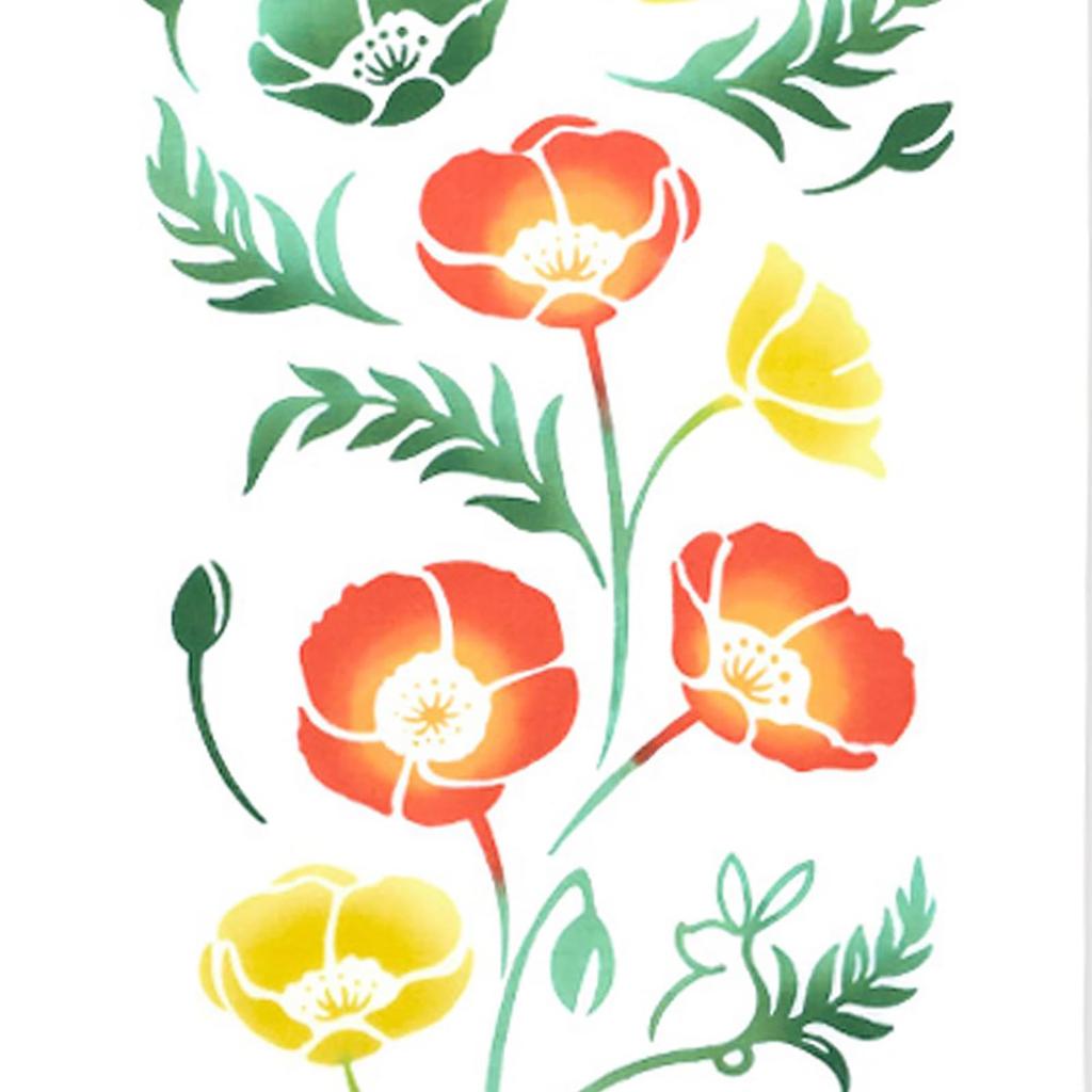 Miyamoto Towel Kenema Hand Love and Poppy Made In 35 X Product Number 50215 Towel, Design, Japan, White, Approx. 90cm,