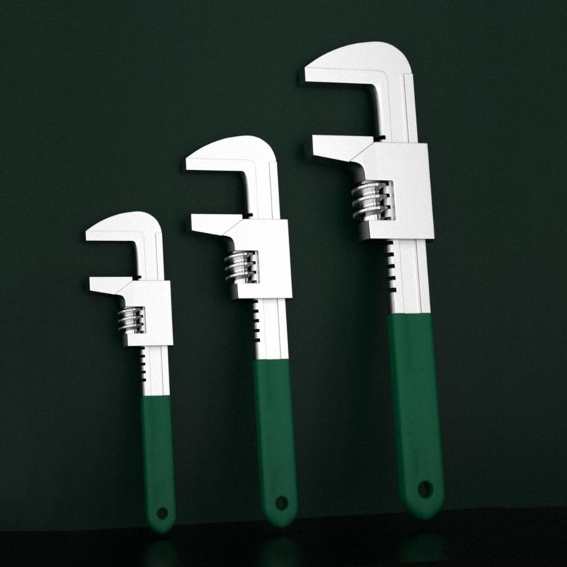 Multifunctional Right Angle Adjustable Wrench With Wide Jaw Opening Up To 9.8cm For Automotive Mechanics And DIYer Use