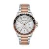 Emporio Armani WORLD EXPLORER AR11591 Men's Watch In Silver and Pink Gold