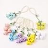 Korean Style Crochet Pearl Keychain Lily of the Valley Design