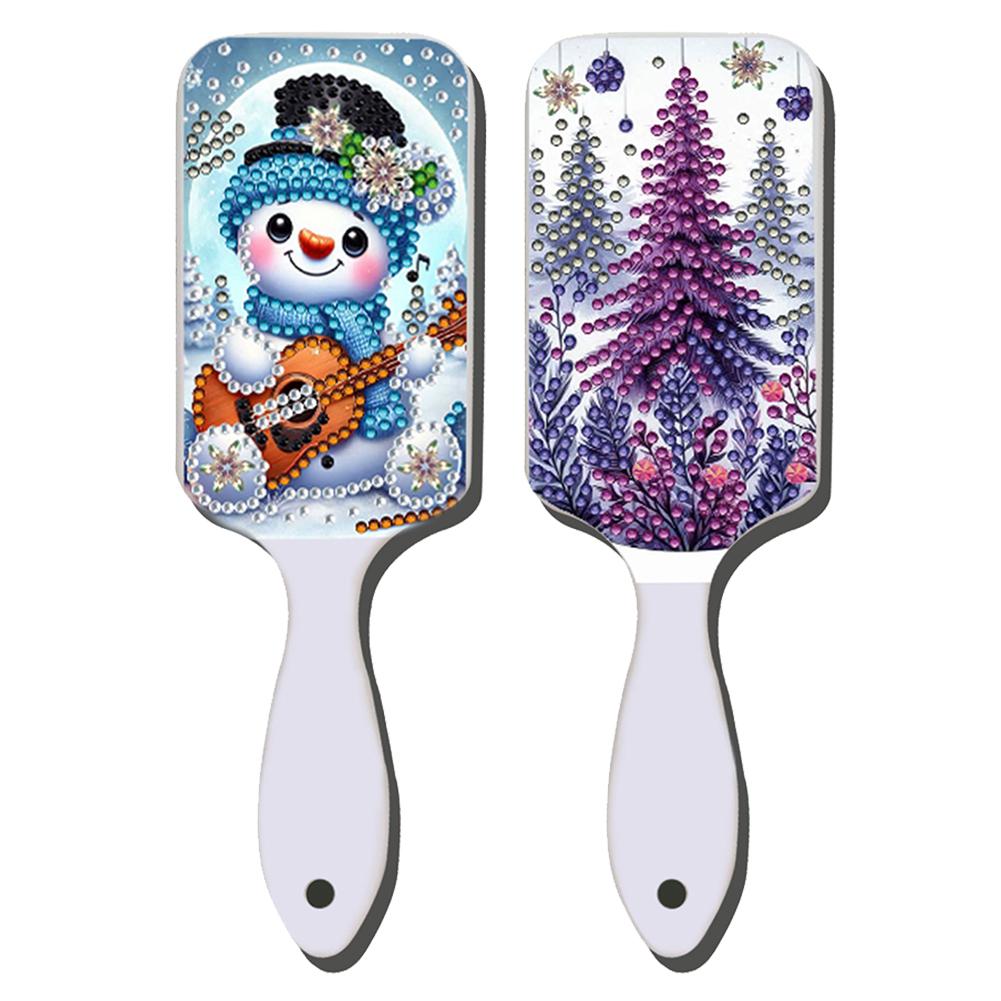 

2pcs Diamond Comb Hair Brush DIY Craft Supplies Diamond Painting Hair Brush for Women