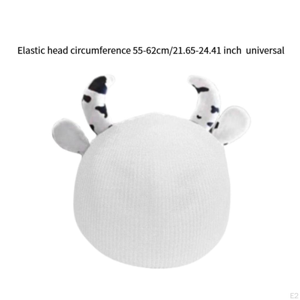 Ski Helmet Cover Beanie Knit Hat Soft Cute Decoration for Women Girls Helmets Accessories