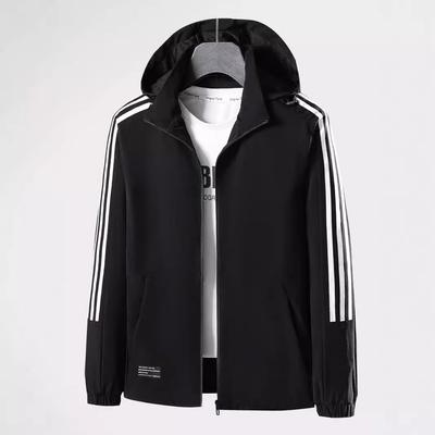 Spring Removable Hat Sports Trench Coat Spring and Autumn Men's Casual Jacket Mountaineering Nun Quality Coat Men