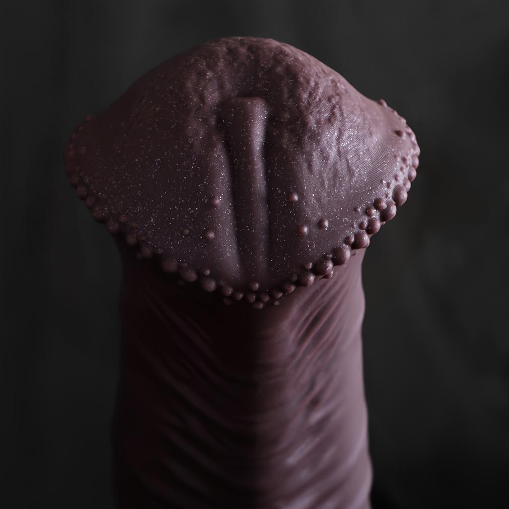 Chocolate Color Realistic Silicone Dildo, Large Hands-Free Design, Strong Suction Cup, Ultra Soft Liquid Silicone, Premium Collection