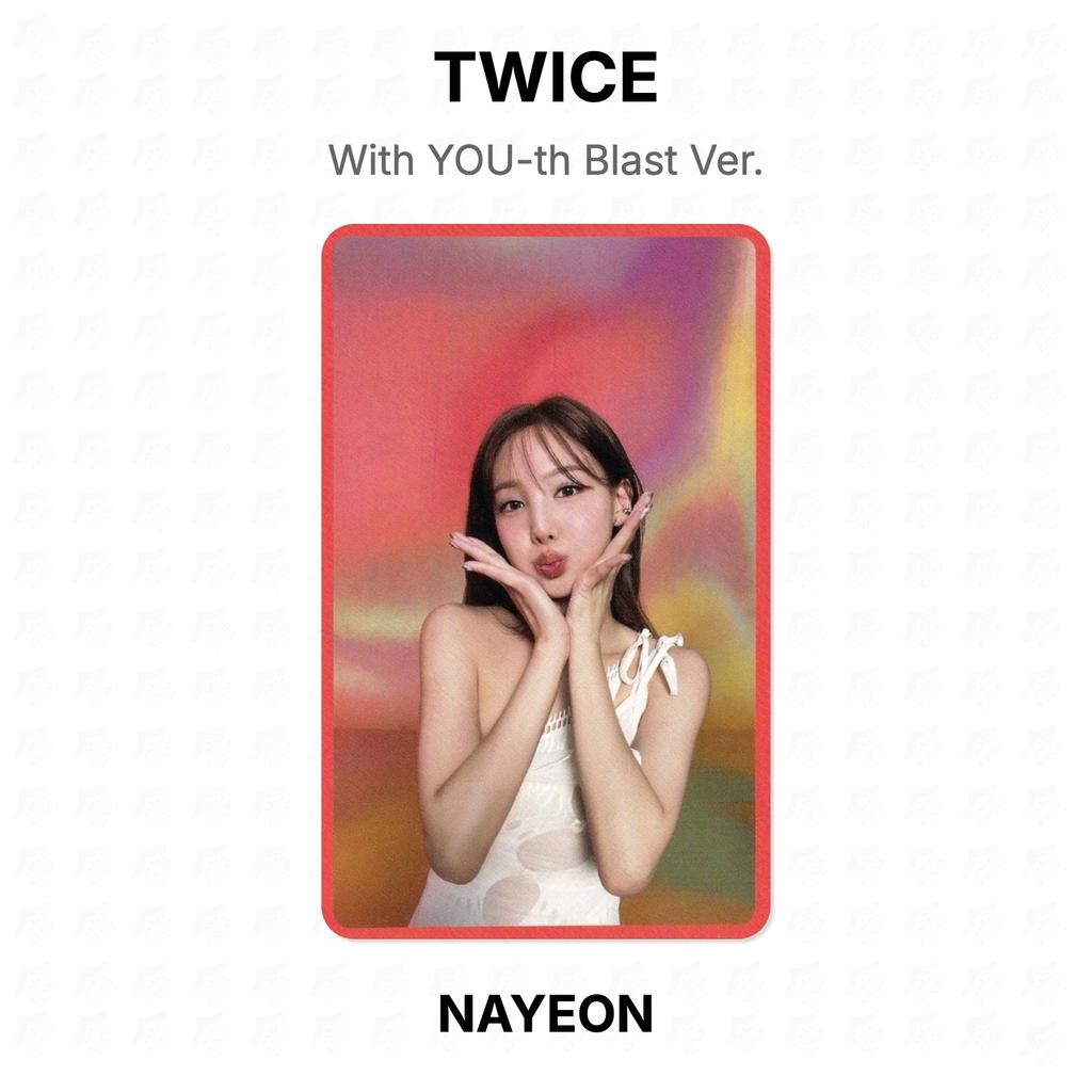 TWICE With YOU-th Blast Ver. Official Photocard