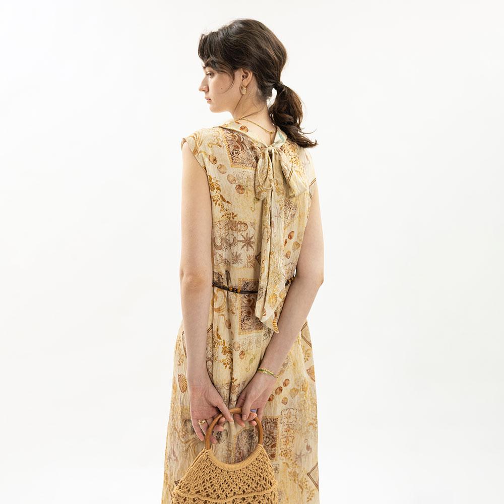 Wednesday Delight Wd_Resort Sleeveless Dress_Brown