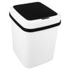 Smart Trash Can Large Capacity LED Light Automatic Motion Sensor Waste Bin with Button for Home Use