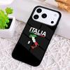 Italy Flag soft Phone Case for iPhone 17 Air 16 15 11 12 14 13 Pro Max Shockproof Cover