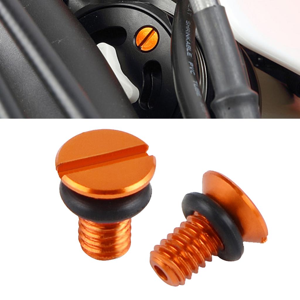 NICECNC For KTM EXC 300 EXCF 350 EXC 450 XCW 2008-2022 SX 125 SXF 250 SXF 450 2020-2022 M4x0.7 Front Fork Air Valve Cap Screw