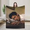 Soft Blanket Travel Hudson Williams Connor Storrie Heated Rivalry Throw Blanket Flannel Bedspread For Bedroom Sofa Bed Cover