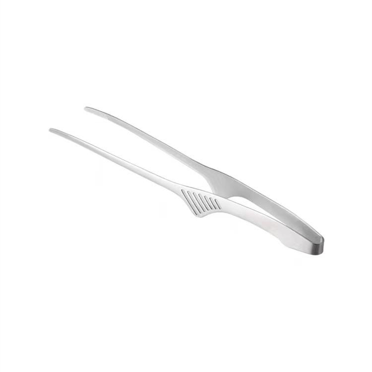 304 Stainless Steel Korean BBQ & Bread Baking Tongs for Meat, Grilling, and Japanese Cuisine