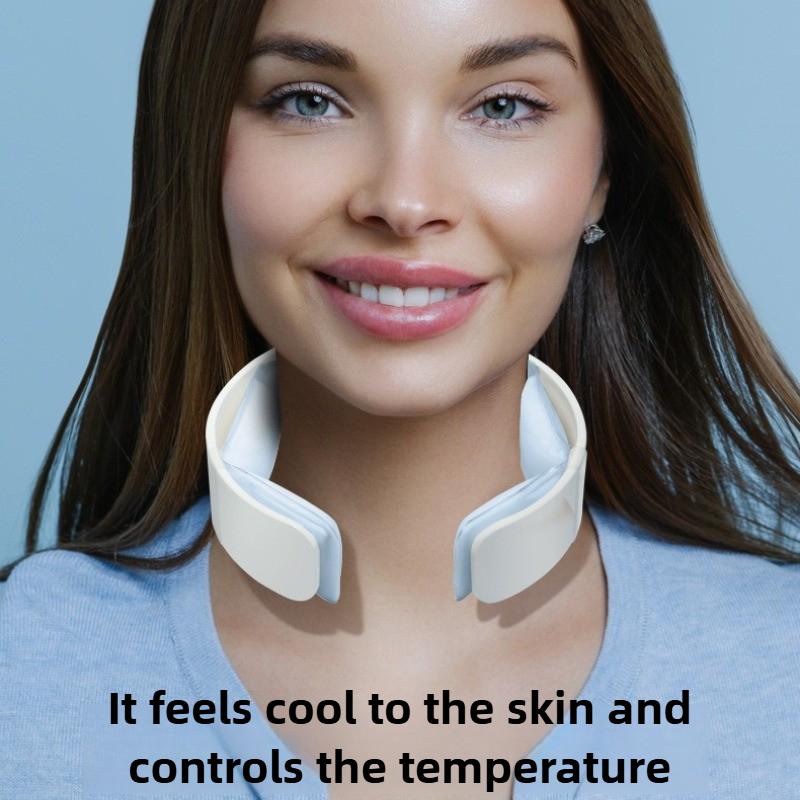 Summer Natural Cooling Cube Cooling Neckband Indoor Outdoor Sports Leisure Activity Neckband Under 28 Degrees Anywhere Neckline