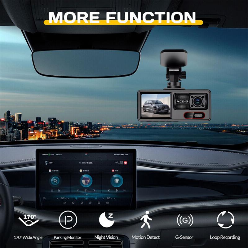 Hidden Dash Cam Wifi Hd 1080P Night Vision Car Mounted Phone Interface Parking Monitoring Recording High Resolution Video Footag