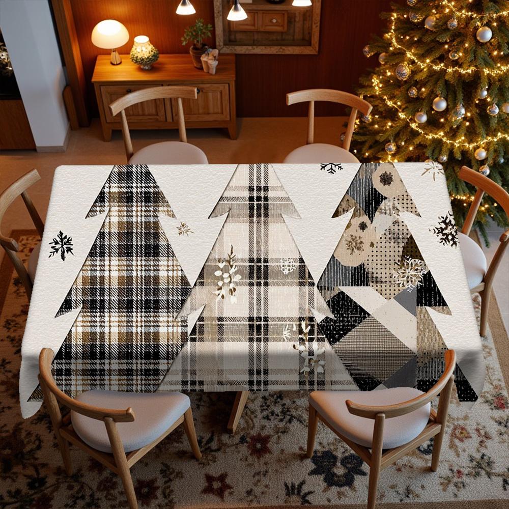 Whimsical Holiday Prints Restaurant Kitchen Tablecloth Living Room Home Decoration Rectangular Party Decoration
