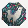 1pc Llama Floral Pattern Illustration Umbrella with Plastic Handle,Suitable for All Seasons Umbrellaptys26032