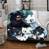 1pc Toothless1 Blanket, Gift, for Men and Women, Soft Blanket, Good for Sofa Bed Couch Travel, Lightweight Flannel Blanket
