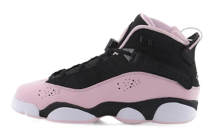 Jordan 6 Rings Black Pink Foam GS 323399-006 36