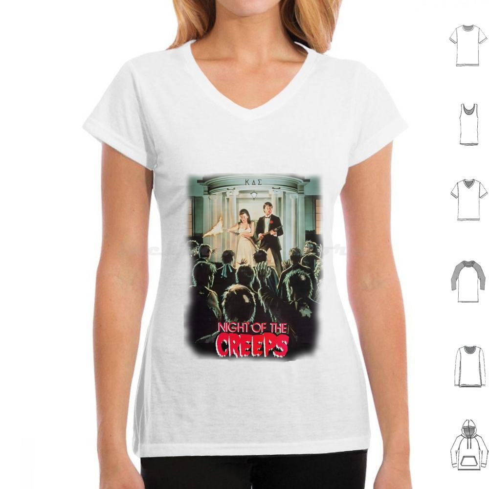 

Night Of The Creeps T Shirt 6xl Cotton Cool Tee Night Of The Creeps Vhs Tape Horror Scary Slasher Cult Movie Film Cinema 80s 4XL
