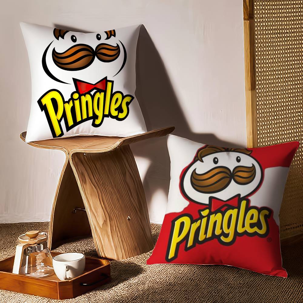 Classic Personality P-Pringles-MT Pillow Case Printing Pillowcase Living Room Sofa Cushion Cover Bedroom Room Decor