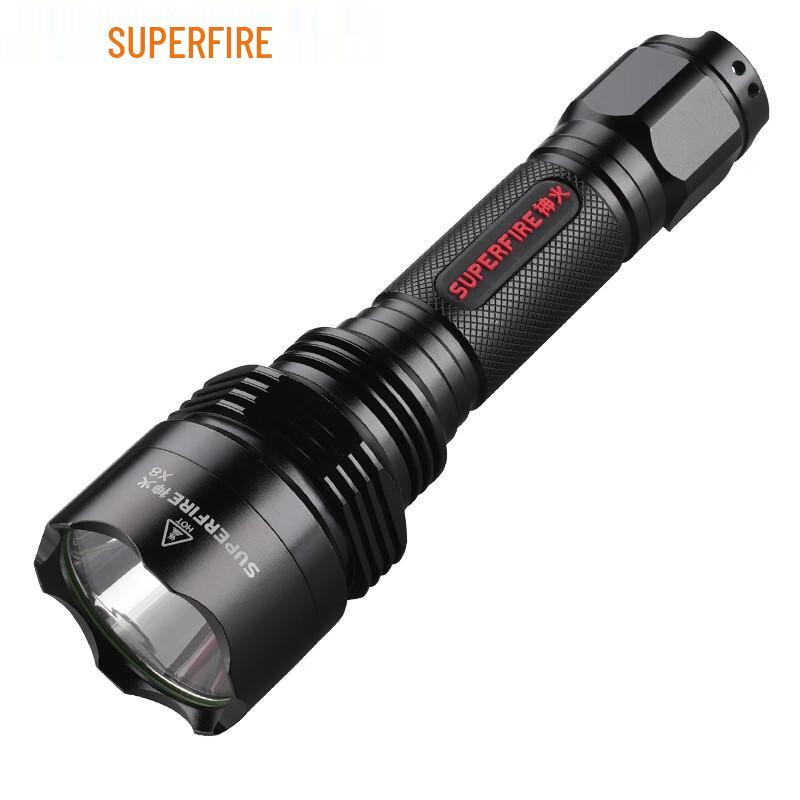 Shenhuo X8 Stainless Steel USB-C Rechargeable LED Flashlight