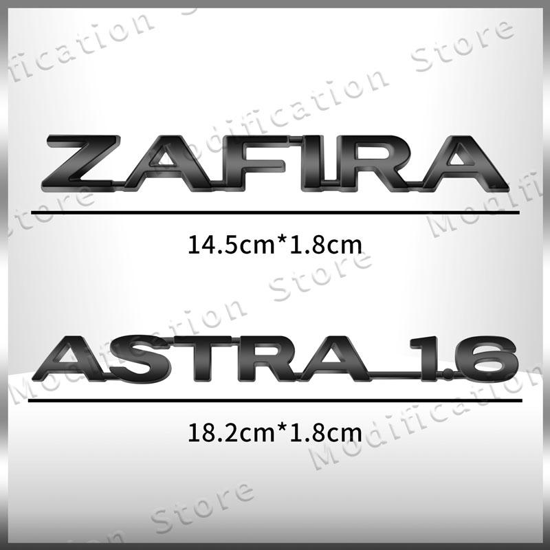3D Metal Car Decor Rear Trunk Fender Side Emblem Sticker For Opel Zafira ASTRA 1.6 Logo Astra Antara H G Corsa Accessories