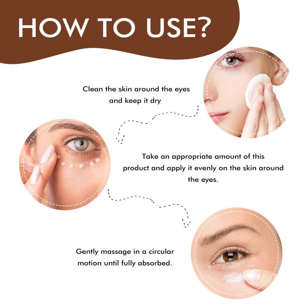 Caffeine Eye Paste Contains Moisturising Ingredients That Provide Long-lasting Nourishment To Keep The Skin Around The Eyes Hydrated,Gift For Women