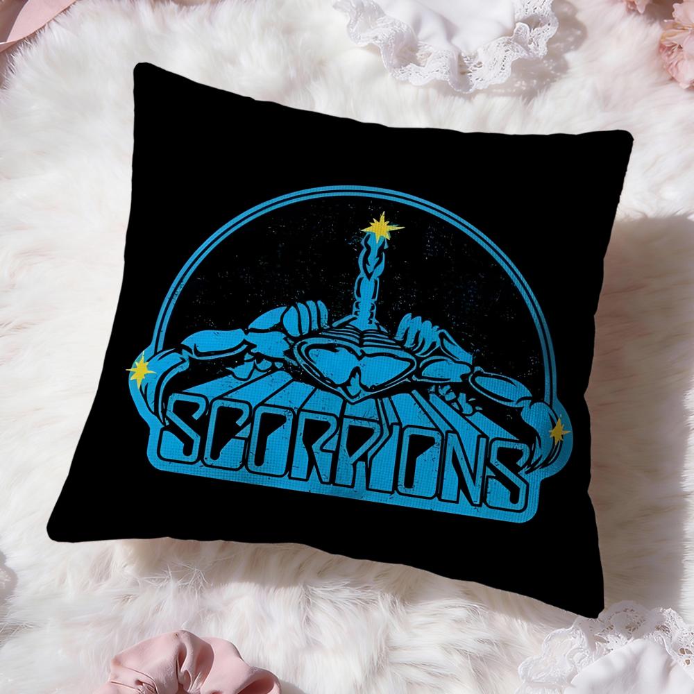 Scorpions Band Hot Cushion Cover Premium Comfort Reversible Pillow Cove -Two In One Design for Any Room & Car Interior