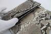 [High-end Kimono Store] [Top-Quality Python] Single-Piece Leather, Double-Sided Snakeskin Python Wallet, Long Wallet for Men and Women, Diamond