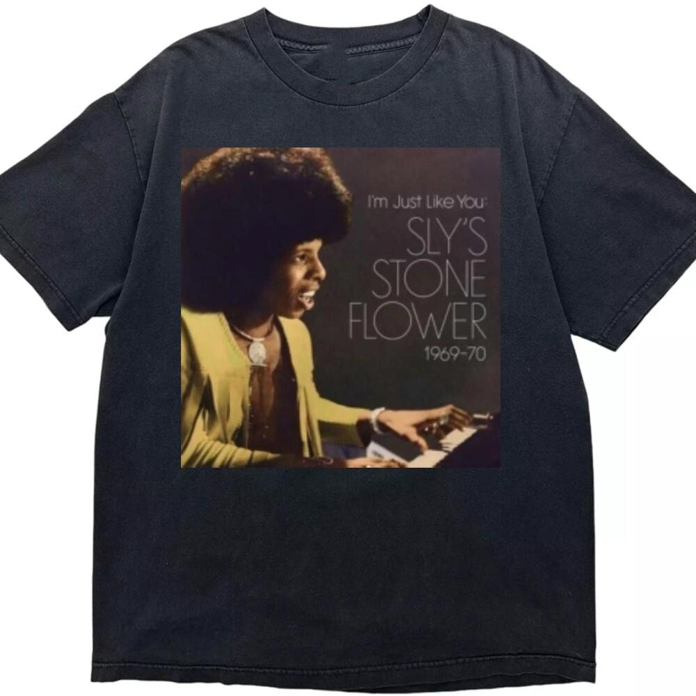 Новая футболка Sly Stone Sly & The Family Stone Подарок для фанатов Унисекс S-5XL Футболка 11D900 Унисекс Футболка XL