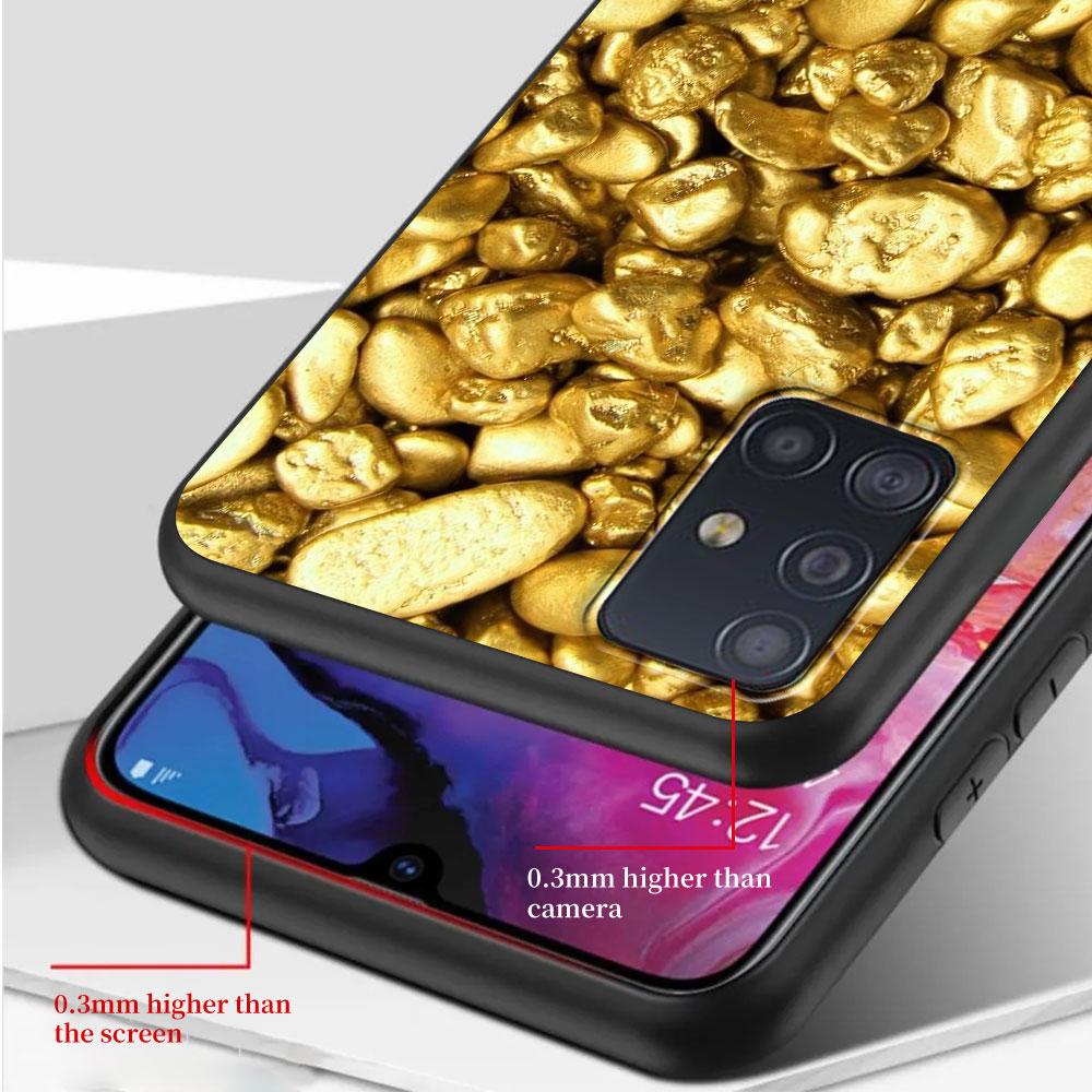 Fine Gold Pattern Printing Case for Samsung Galaxy A51 A53 A54 A31 A52 A12 A13 A21s A22 A32 A11 A22 A33 A41 A52s TPU Phone Cover