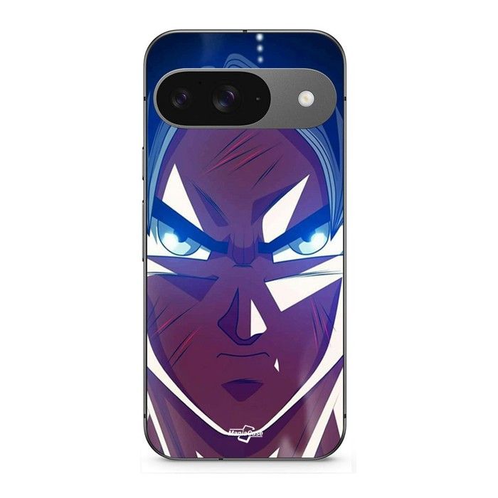 Coque pour Google Pixel 9 Dragon ball z super Anime japonais goku noir