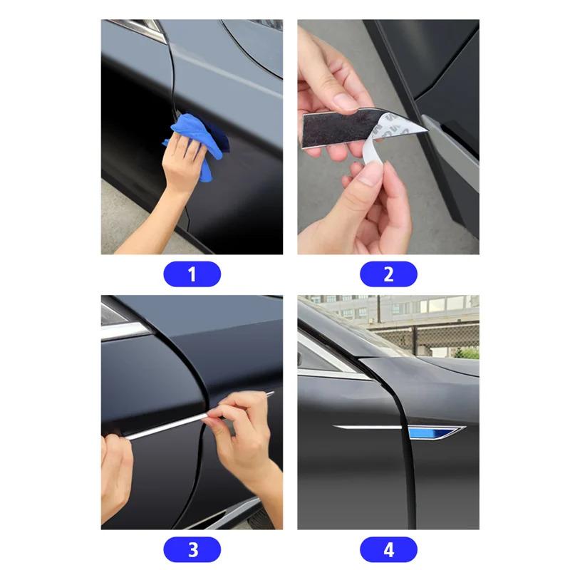 Metal Alloy Car Door Fender Blade Decal Badge Car Body Protective Sticker Decal For Chevrolet Trailblazer 1990-2007 2008 2009