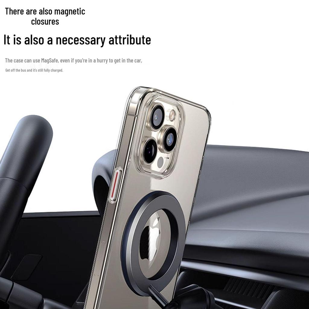 360° Rotating Magnetic Stand Drop-proof Case for iPhone 16 Pro Max
