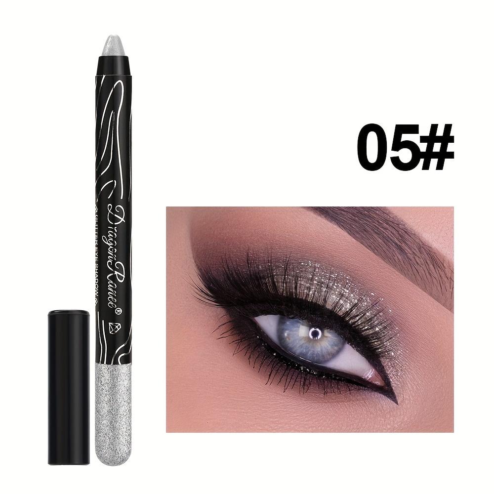 12-Color Eyeshadow Pencil Vibrant Matte Metallic and Shimmery Effects Creamy Waterproof Formula Eyeshadow Stick Long-Lasting Smudge-Proof Makeup