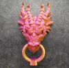 Gothic Faucet Sculpture Door Knocker with Screws & Nano Glue