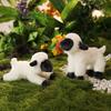 Adorable Agneau en Peluche - Mignonne Figurine de Mouton Apaisante Debout ou Couchée, Cadeau Parfait pour Filles et Garçons.